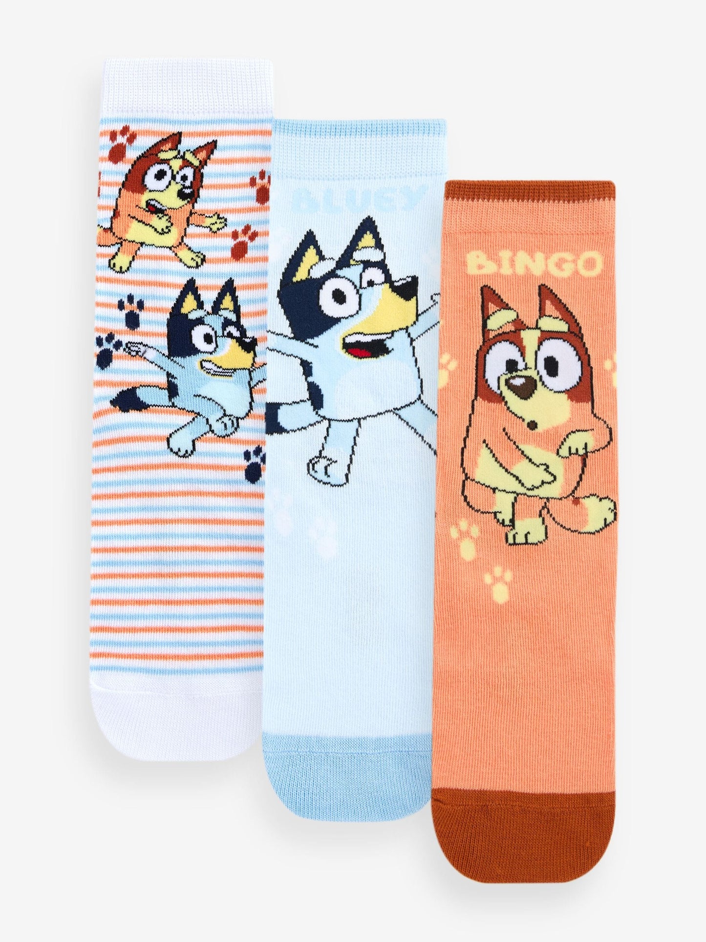 Dsiney Kidz - Character Blue Bluey Socks 3 Pack image 1