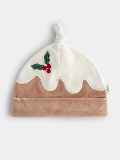 Jojo Maman Bébé Brown Baby Hat and Bib Set - image 2