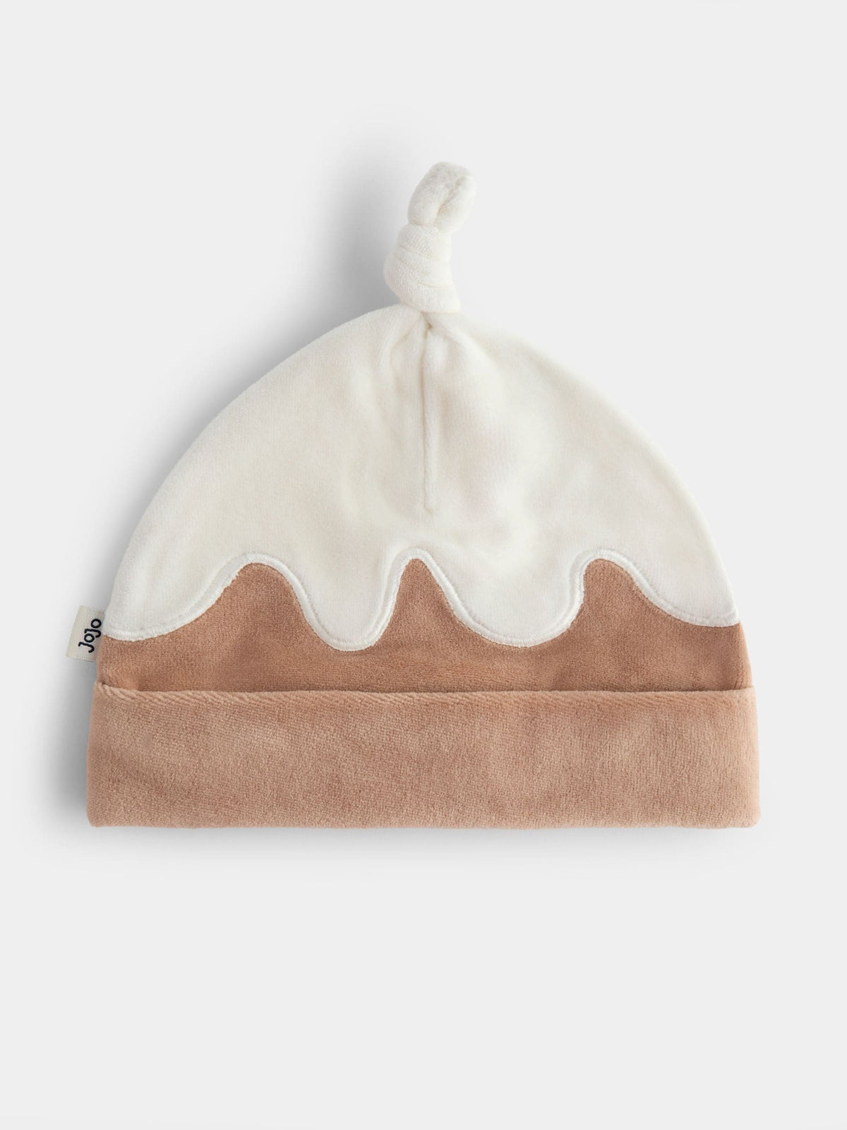 Jojo Maman Bébé Brown Baby Hat and Bib Set - image 4
