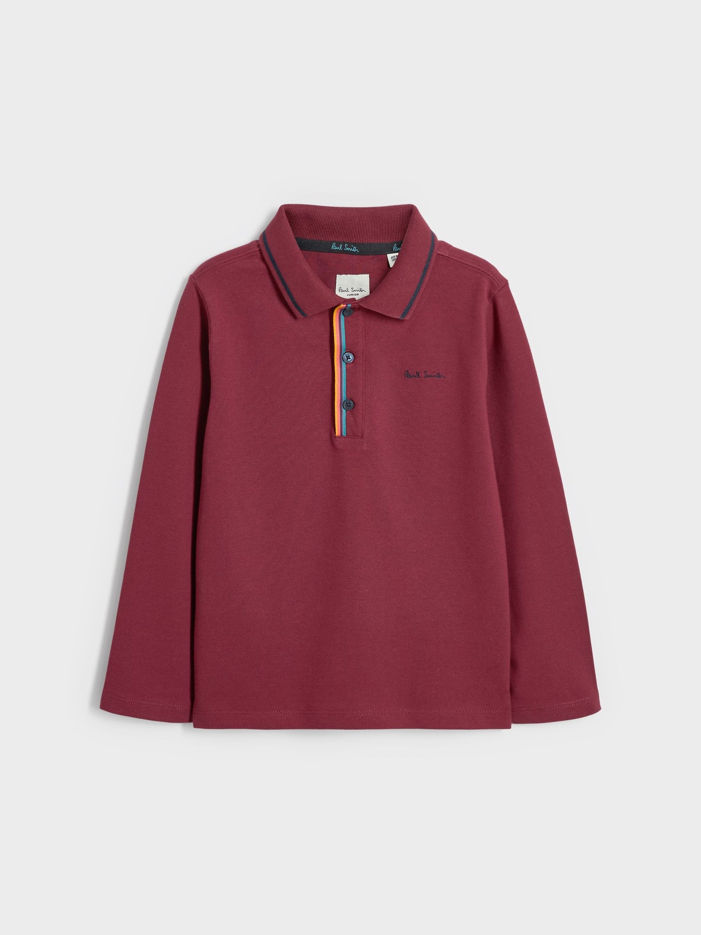 Dsiney Kidz - Paul Smith Junior Boys Long Sleeve Signature Polo Shirt image 1