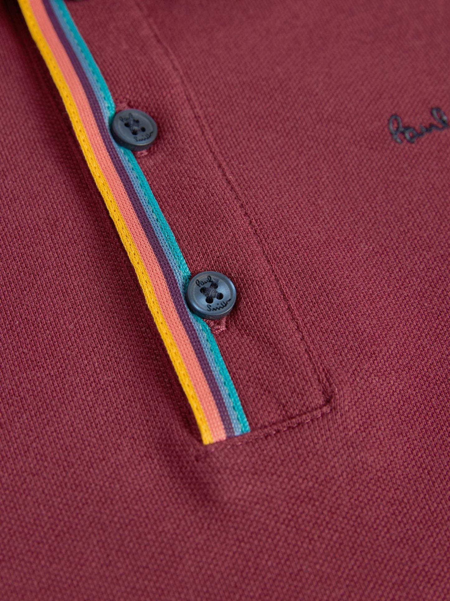 Dsiney Kidz - Paul Smith Junior Boys Long Sleeve Signature Polo Shirt image 4
