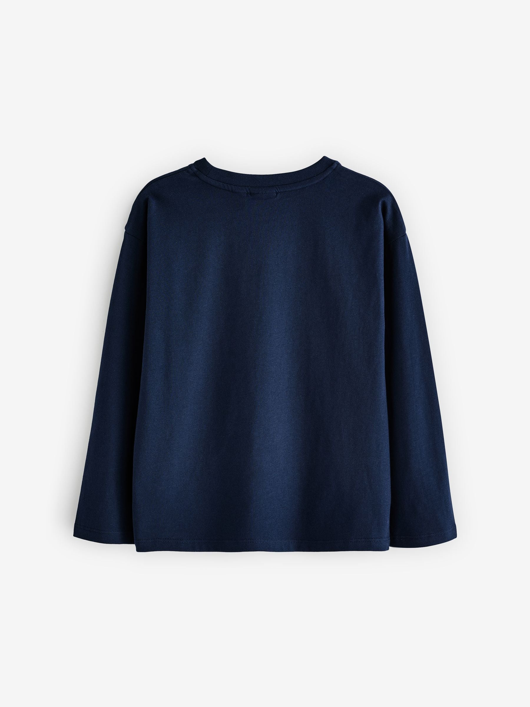 Dsiney Kidz - Paul Smith Junior Navy/Grey Signature Long Sleeve T-Shirts 3 Pack image 3