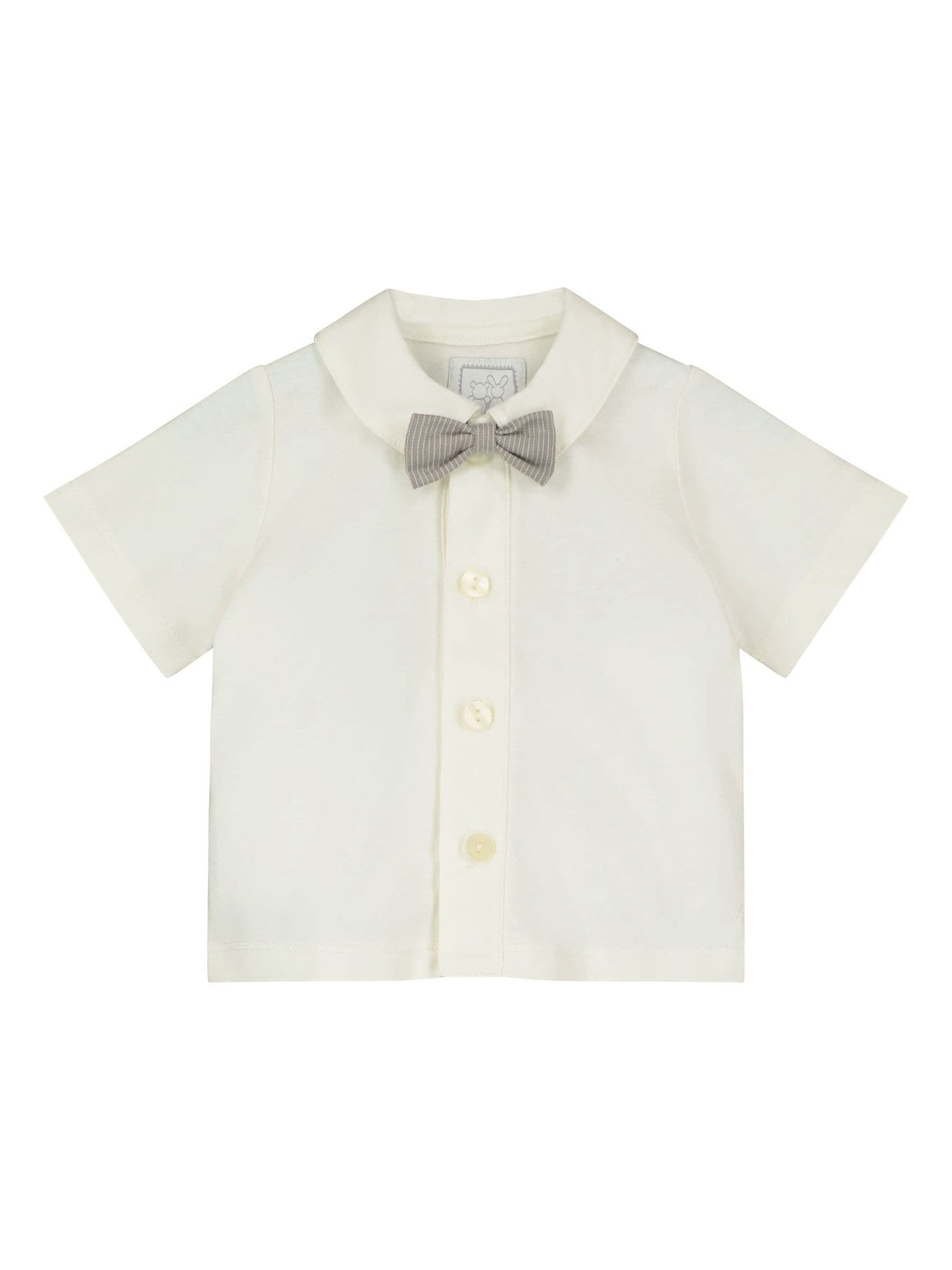 Emile Et Rose Natural 100% Cotton Shirt, Waistcoat And Short 3 Piece Set image 4