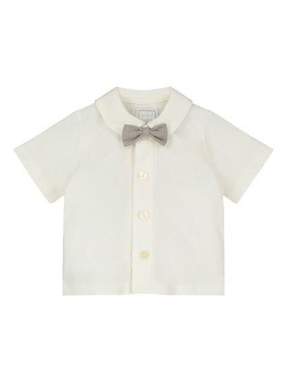 Emile Et Rose Natural 100% Cotton Shirt, Waistcoat And Short 3 Piece Set image 4