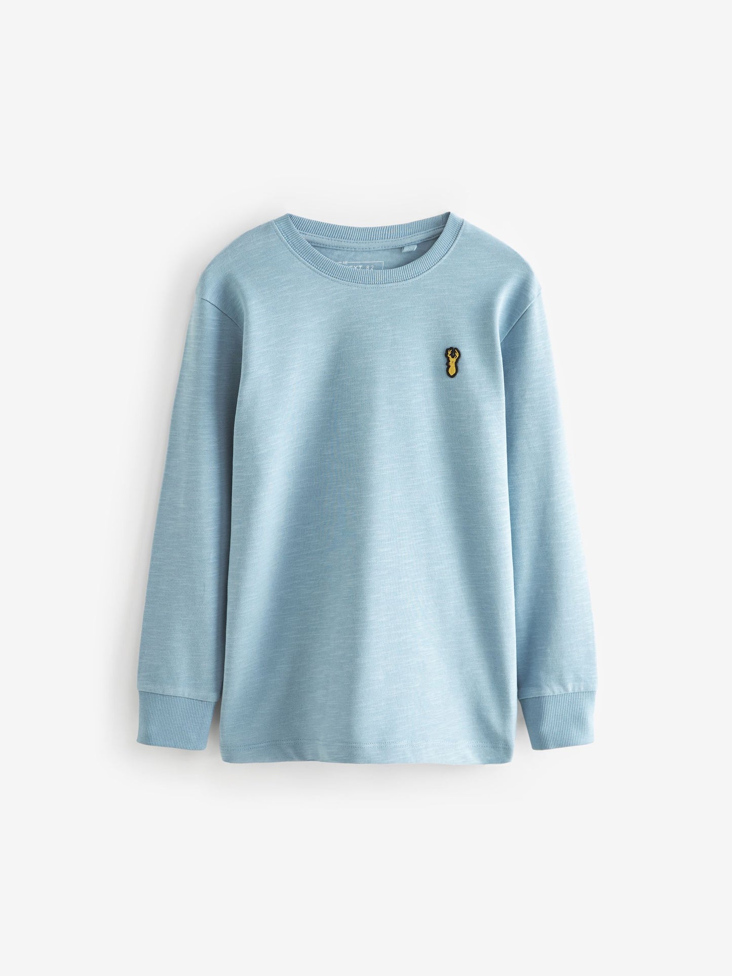 Dsiney Kidz - Blue/Green/Grey/Stone Stag Logo Long Sleeve Cosy T-Shirts 4 Pack (3-16yrs) image 2
