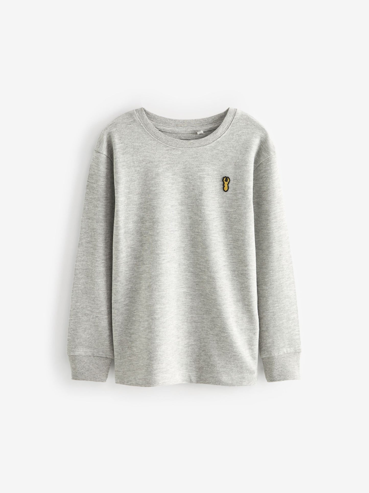 Dsiney Kidz - Blue/Green/Grey/Stone Stag Logo Long Sleeve Cosy T-Shirts 4 Pack (3-16yrs) image 3