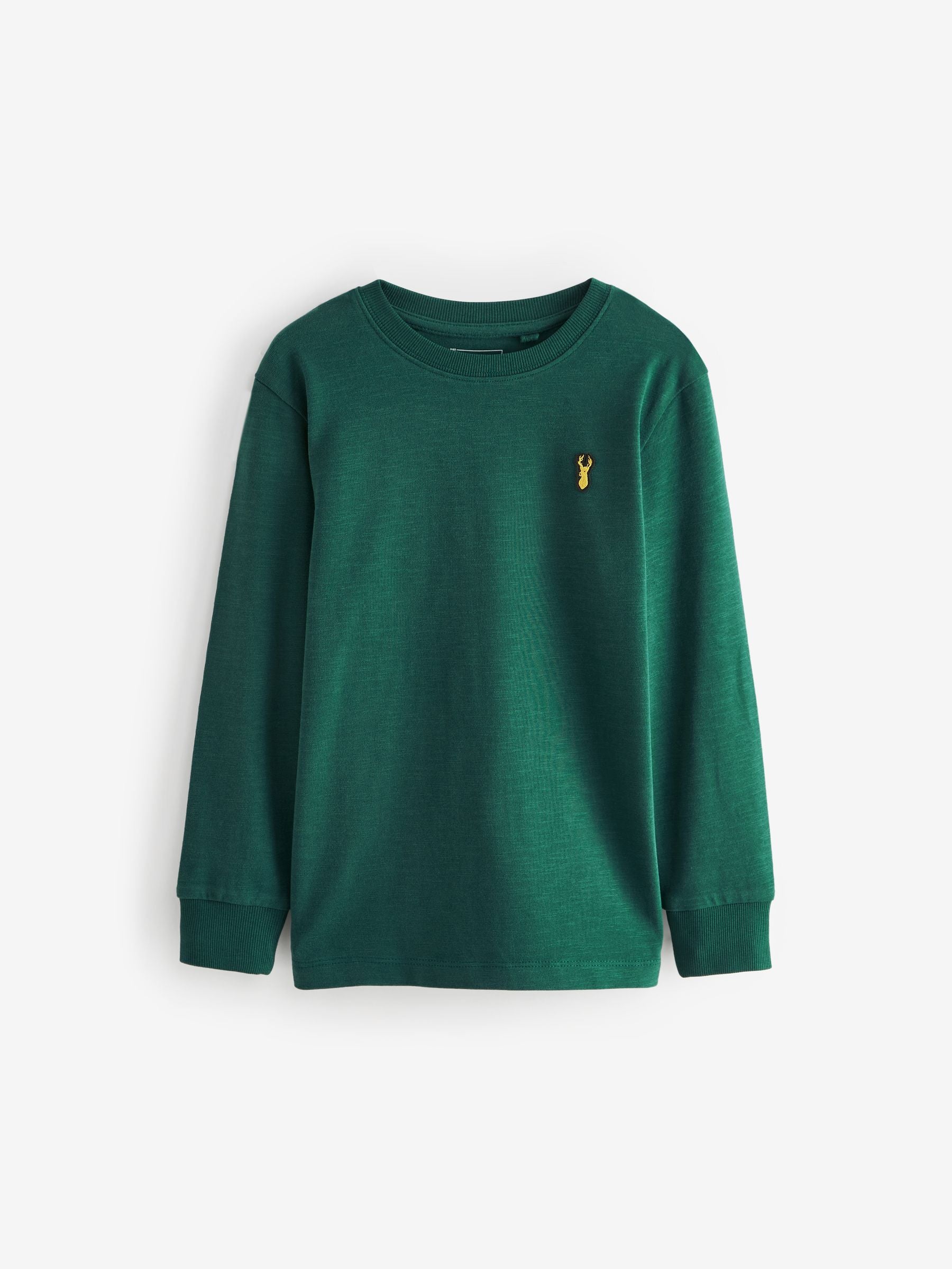 Dsiney Kidz - Blue/Green/Grey/Stone Stag Logo Long Sleeve Cosy T-Shirts 4 Pack (3-16yrs) image 5