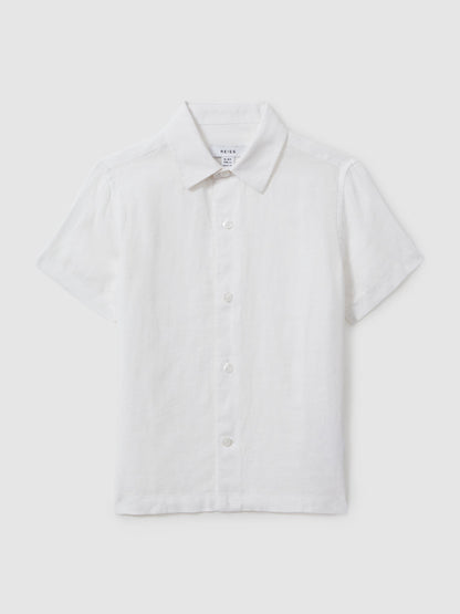 Dsiney Kidz - Reiss White Holiday 9-13 yrs Short Sleeve Shirt image 2