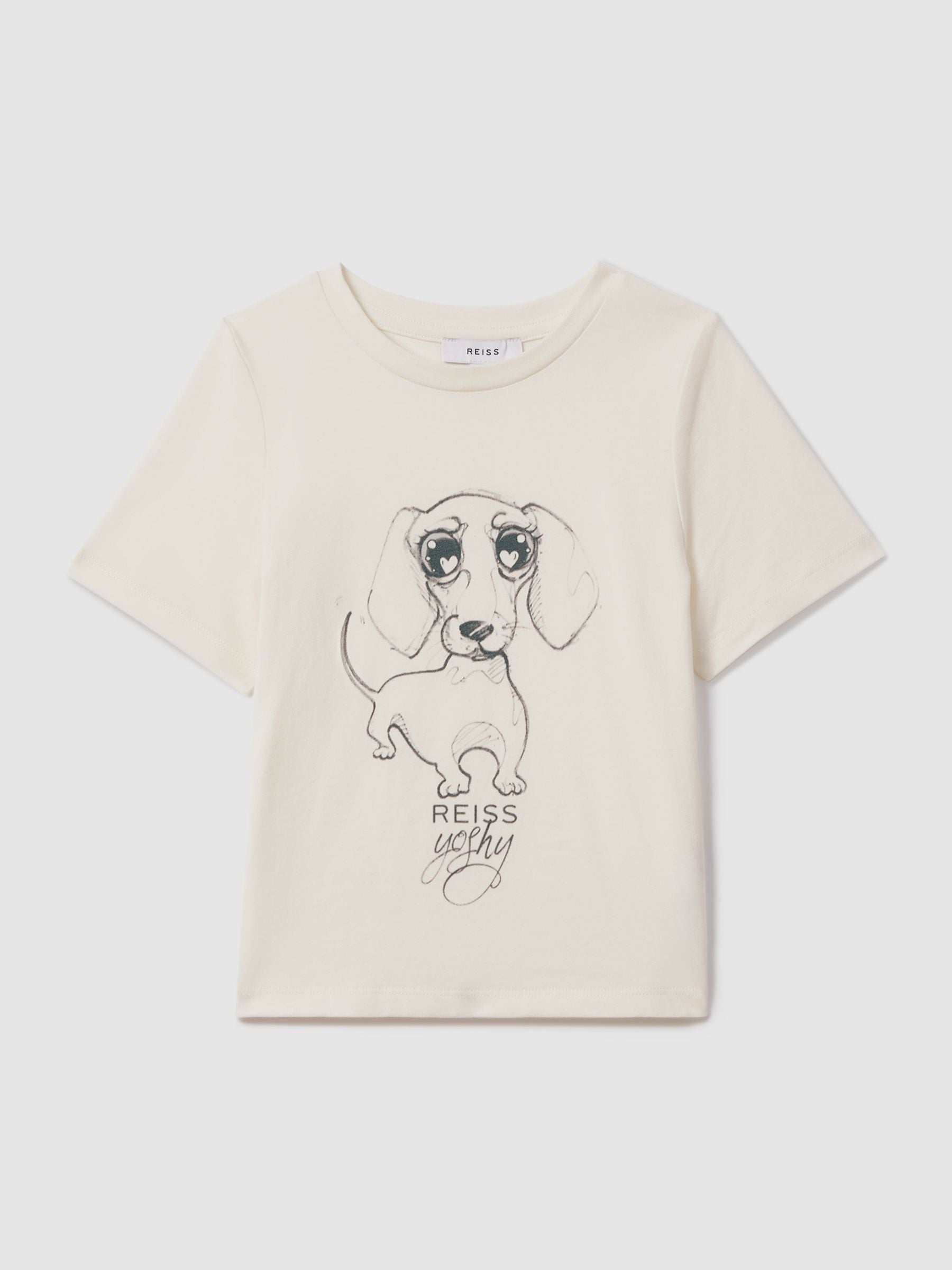 Dsiney Kidz - Reiss Ivory Print Yoshy 4-9 yrs Cotton Print T-Shirt image 2