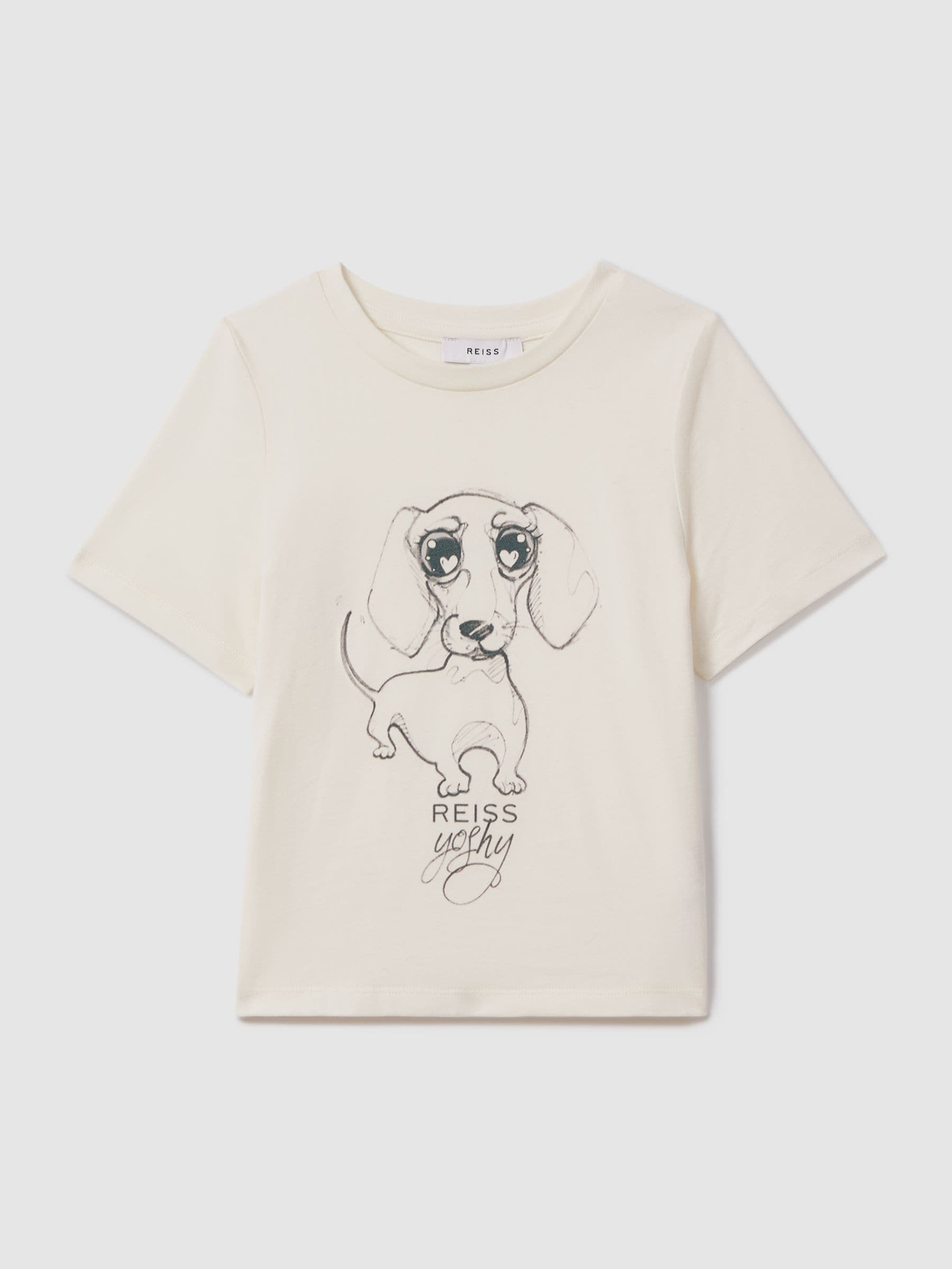 Dsiney Kidz - Reiss Ivory Print Yoshy 9-13 yrs Cotton Print T-Shirt image 1