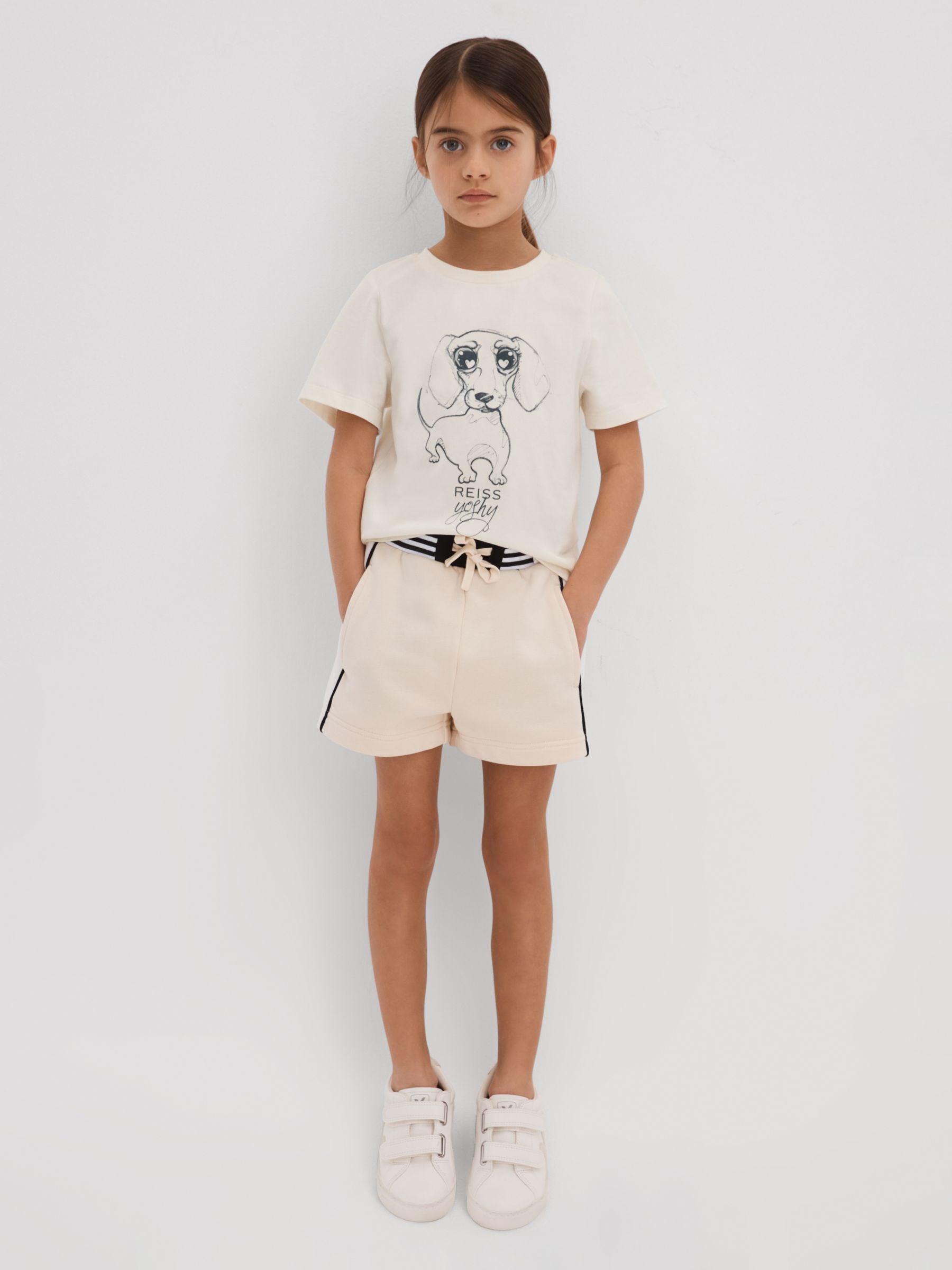 Dsiney Kidz - Reiss Ivory Print Yoshy 9-13 yrs Cotton Print T-Shirt image 2