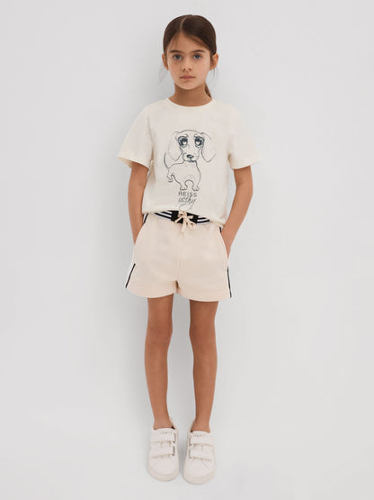 Dsiney Kidz - Reiss Ivory Print Yoshy 9-13 yrs Cotton Print T-Shirt image 2