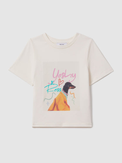 Dsiney Kidz - Reiss Multi Yoshy 4-9 yrs Cotton Print T-Shirt image 2