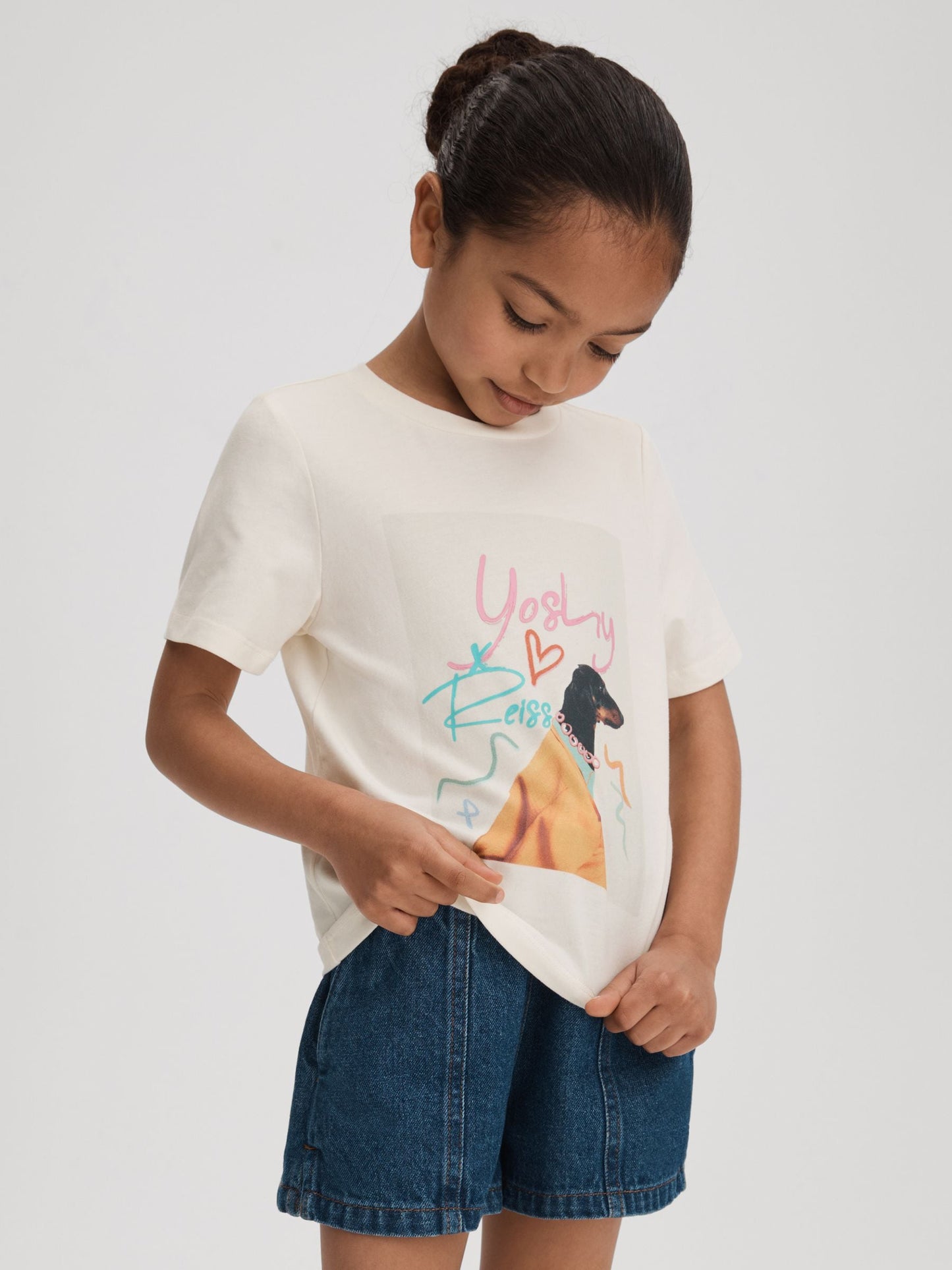 Dsiney Kidz - Reiss Multi Yoshy 4-9 yrs Cotton Print T-Shirt image 3