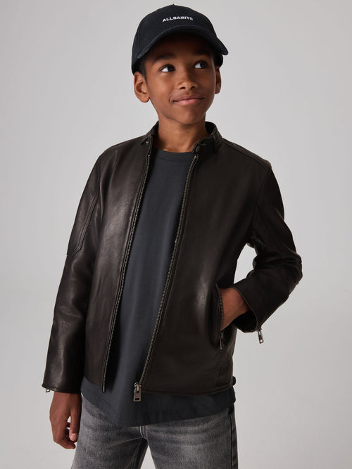Dsiney Kidz - smALLSAINTS Black Cora Genuine Jacket image 1