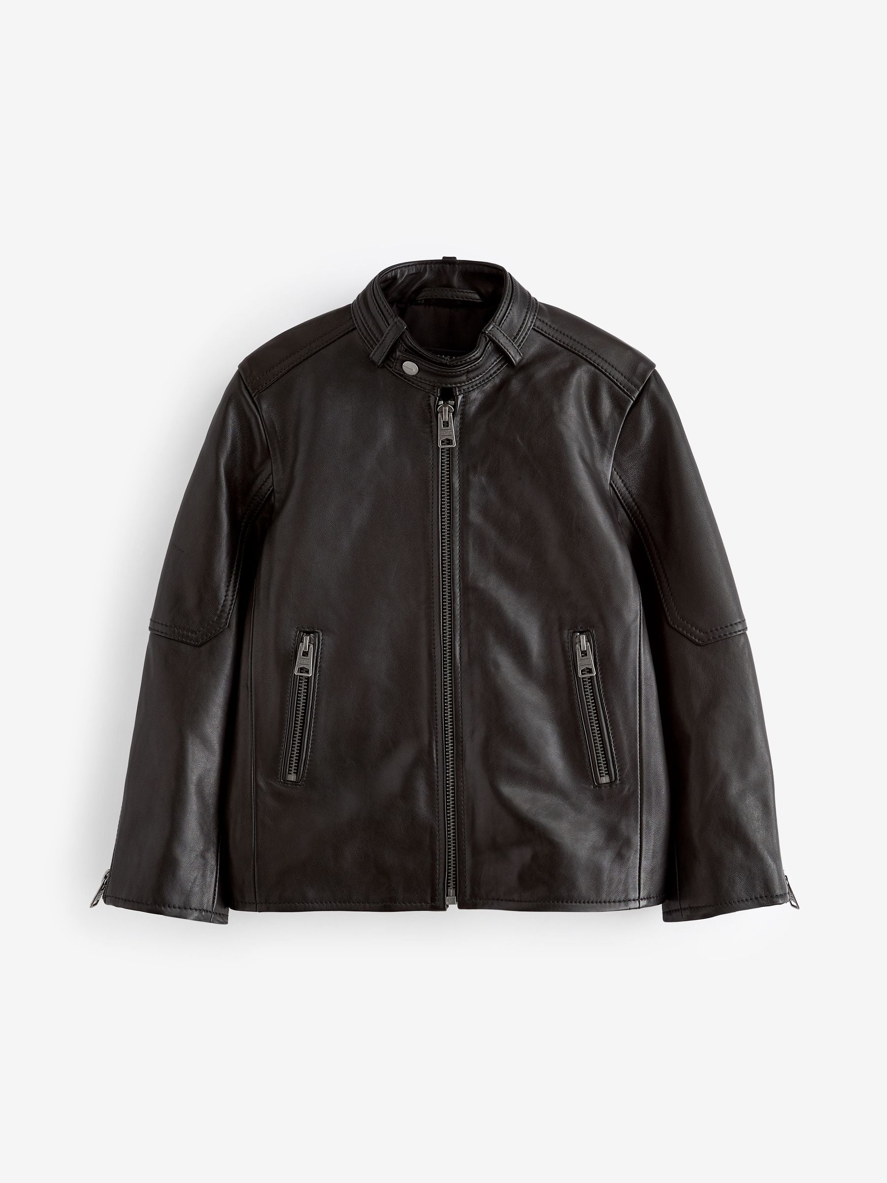 Dsiney Kidz - smALLSAINTS Black Cora Genuine Jacket image 5