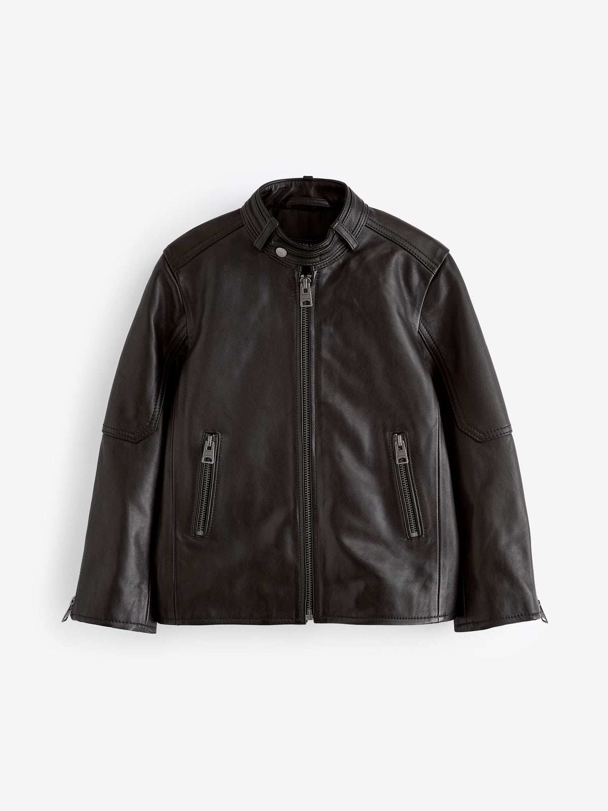 Dsiney Kidz - smALLSAINTS Black Cora Genuine Jacket image 5