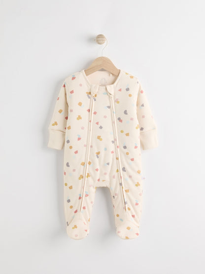 Multi 2.5 Tog Wadded Zip Sleepsuit image 1