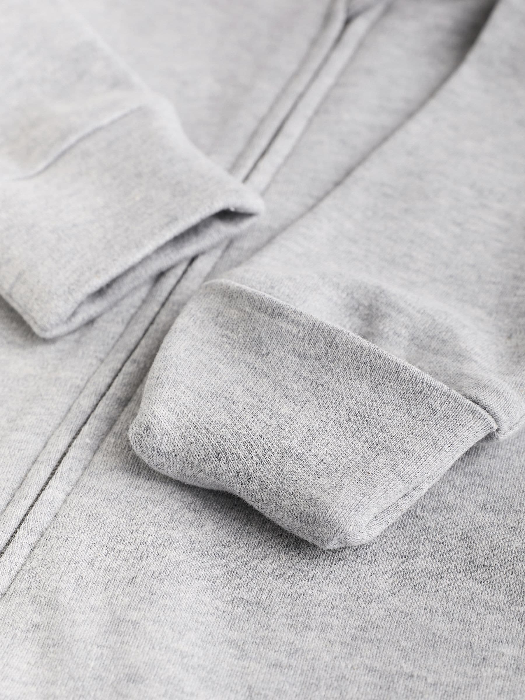 Grey Essential Zipped 100% Cotton Baby Sleepsuits 3 Pack (0-3yrs) image 9
