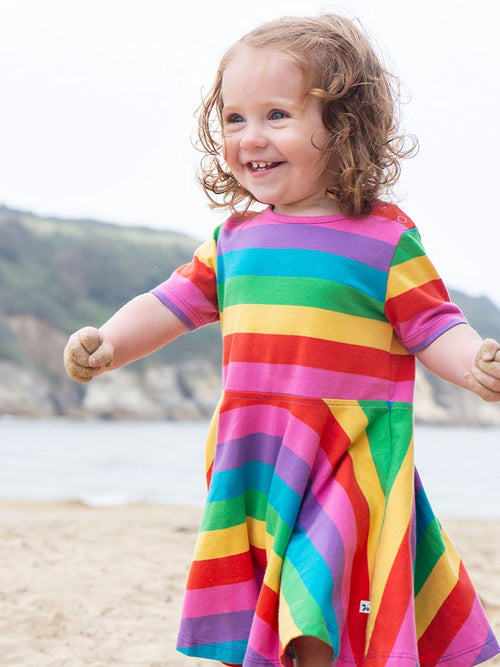 Dsiney Kidz - Frugi Pink Sunshine Skater Dress image 1