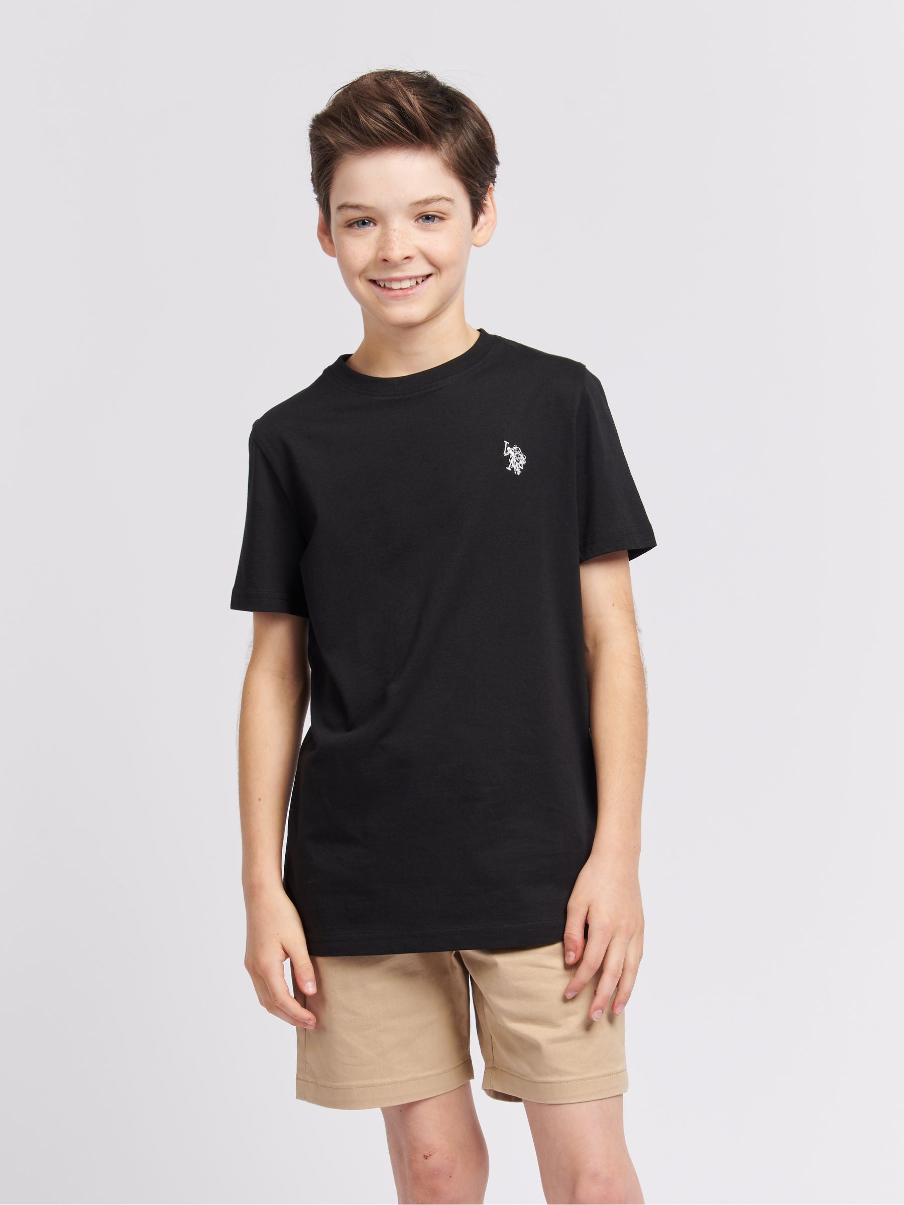 Dsiney Kidz - U.S. Polo Assn. Black Double Horsemen T-Shirt image 1
