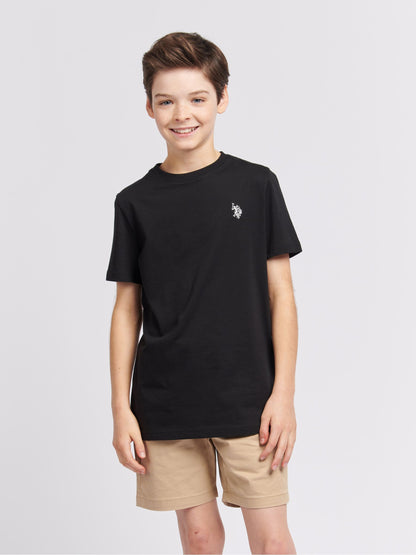 Dsiney Kidz - U.S. Polo Assn. Black Double Horsemen T-Shirt image 1