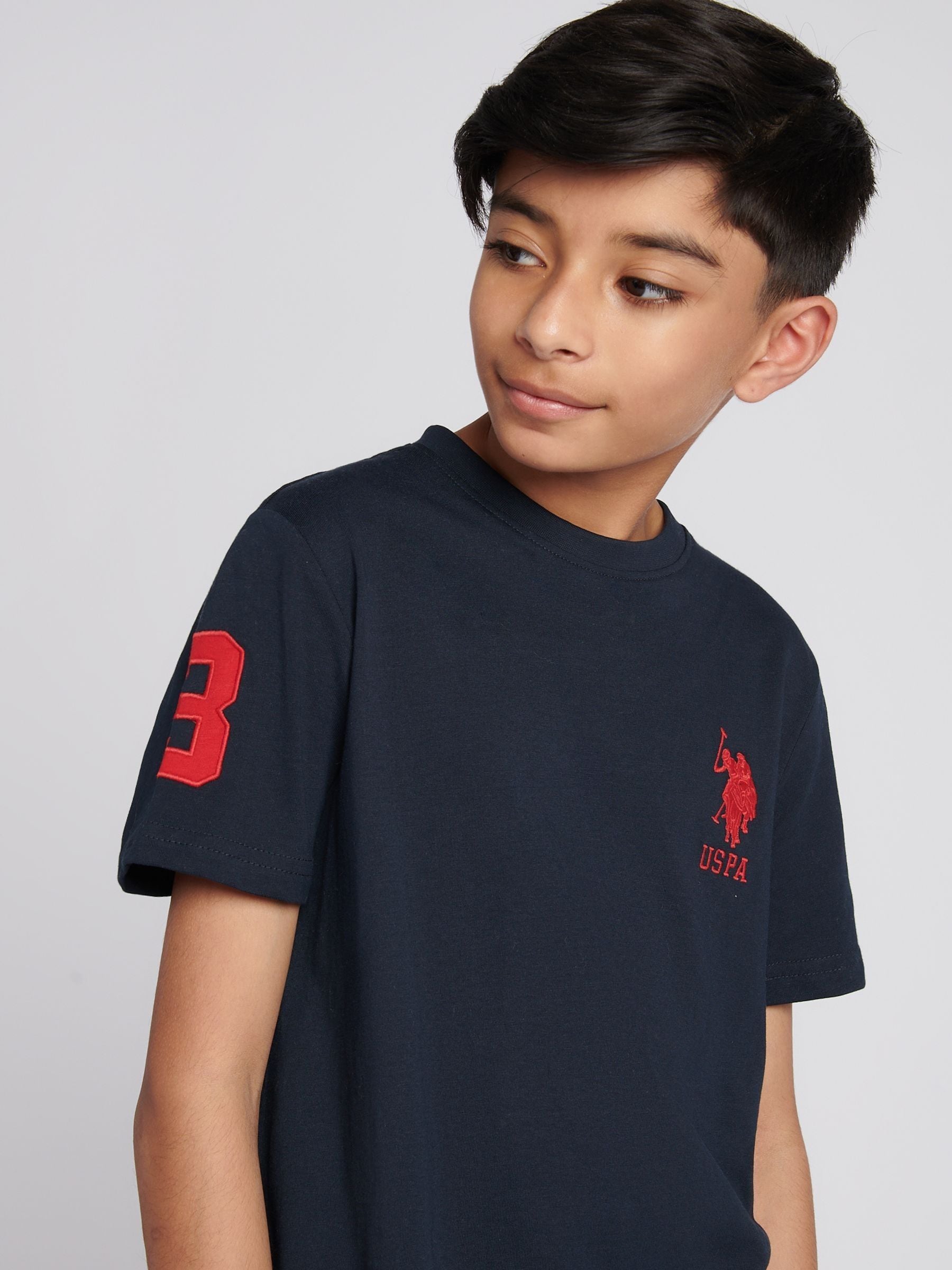 Dsiney Kidz - U.S. Polo Assn. Blue Dark Player 3 T-Shirt image 2
