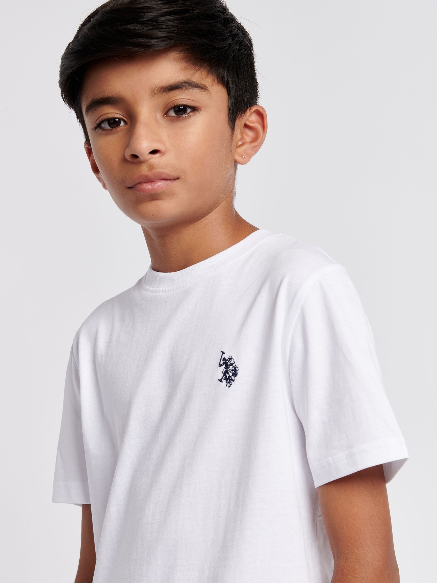 Dsiney Kidz - U.S. Polo Assn. White Double Horsemen T-Shirt image 4
