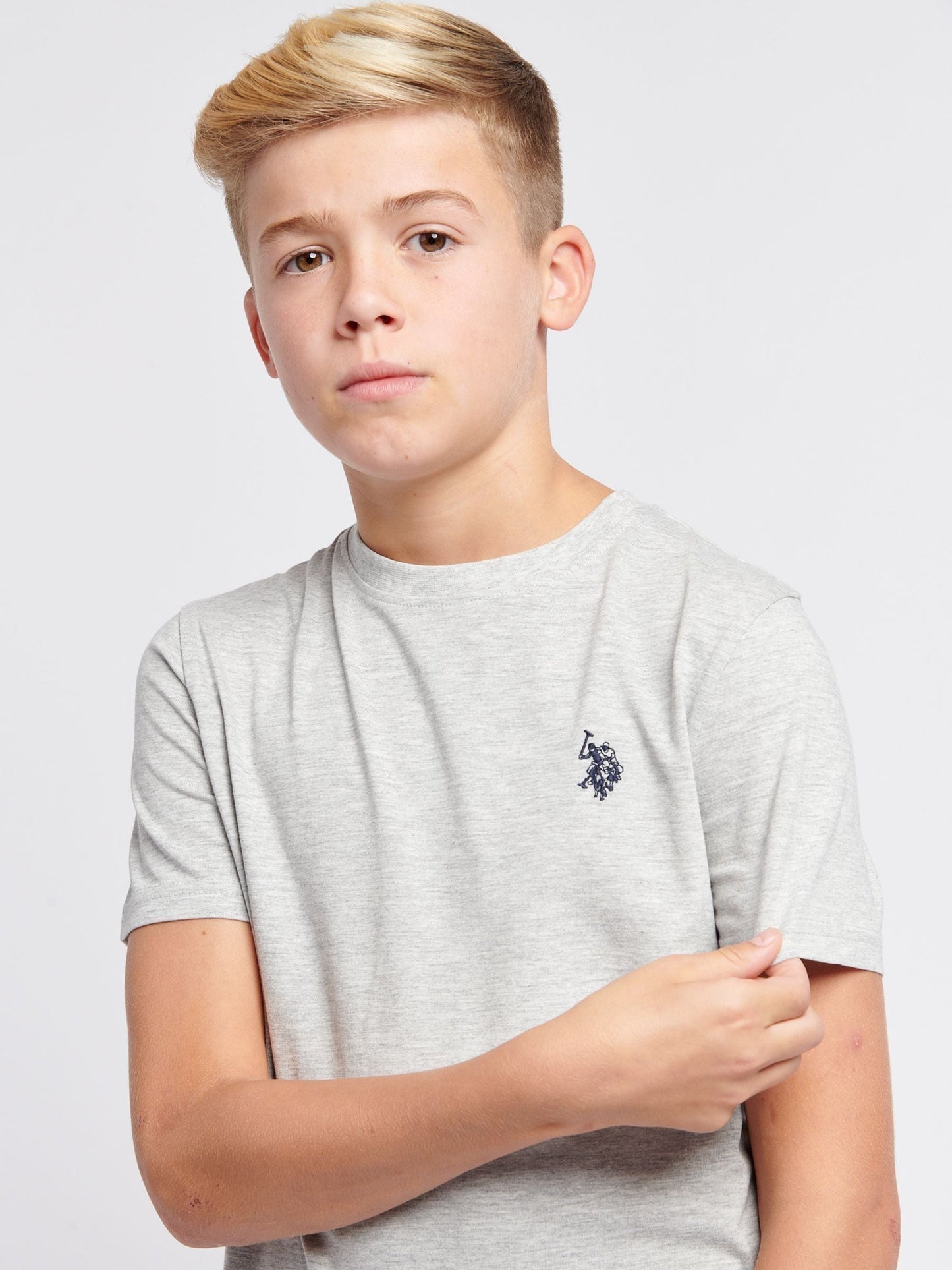 Dsiney Kidz - U.S. Polo Assn. Grey Double Horsemen T-Shirt image 2