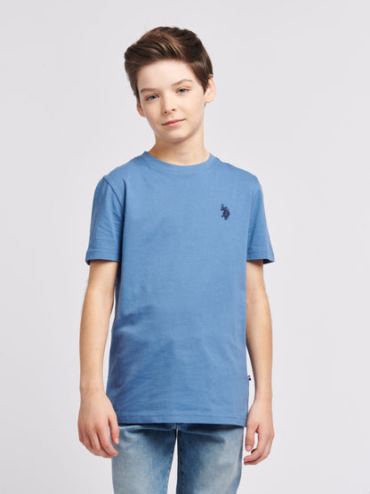 Dsiney Kidz - U.S. Polo Assn. sky Blue Double Horsemen T-Shirt image 1