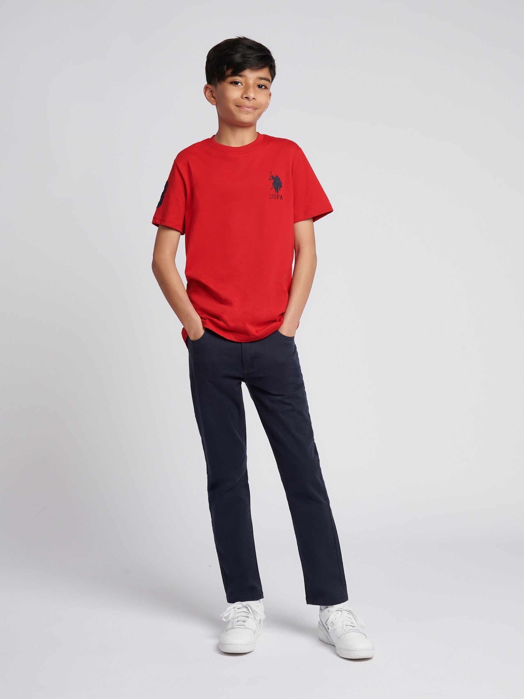 Dsiney Kidz - U.S. Polo Assn. Red Light Player 3 T-Shirt image 3