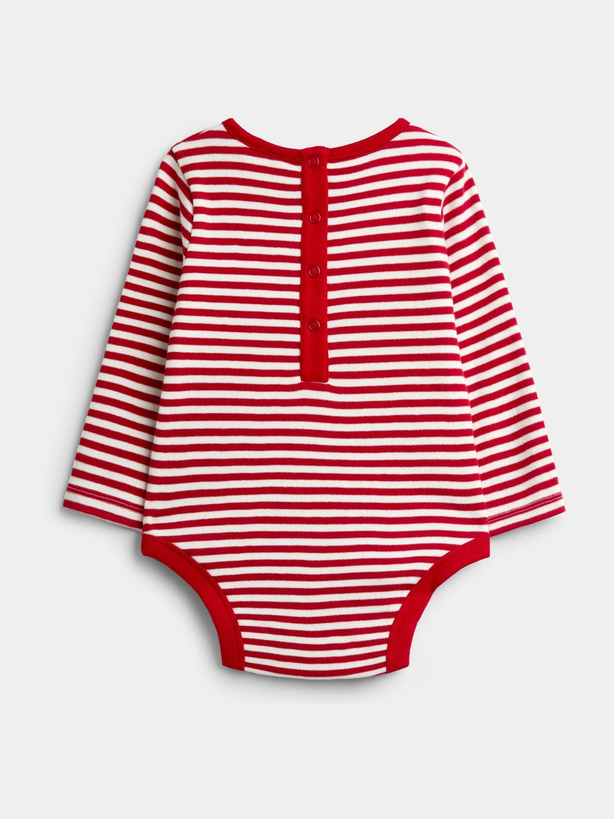 Dsiney Kidz - JoJo Maman Bébé Navy Blue Christmas Embroidered Dungaree & Bodysuit Set image 3