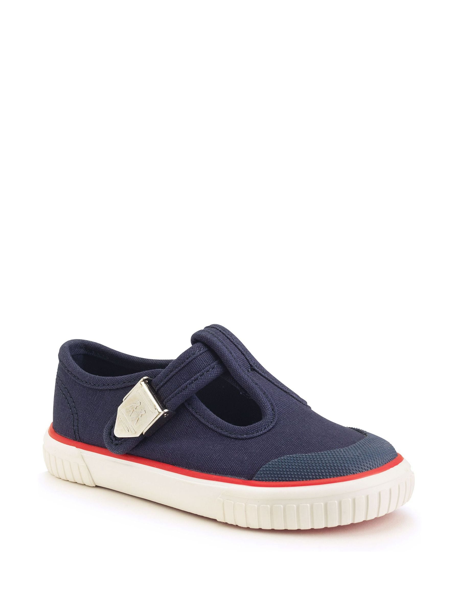 Start Rite Blue Anchor Washable Canvas T Bar Shoes image 3