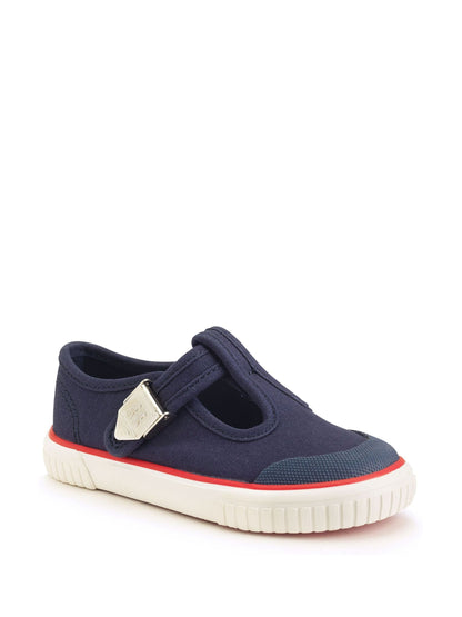 Start Rite Blue Anchor Washable Canvas T Bar Shoes image 3