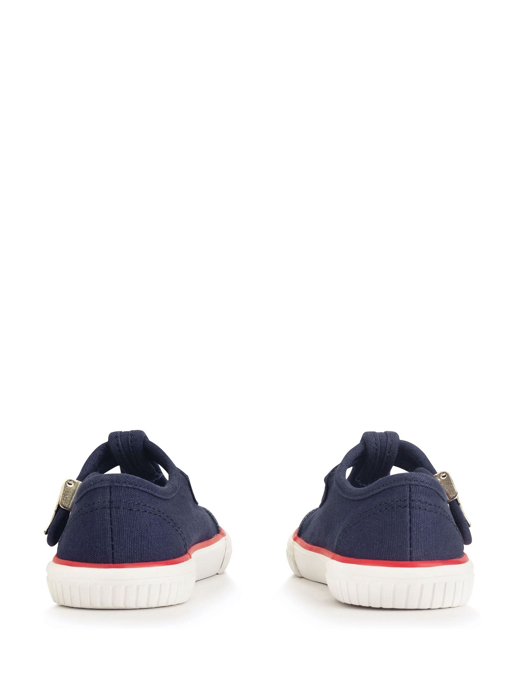 Start Rite Blue Anchor Washable Canvas T Bar Shoes image 6