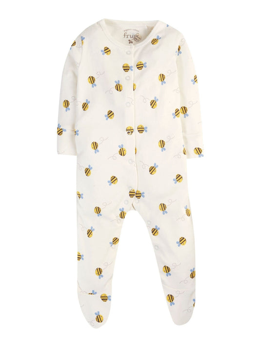 Frugi White Buzzy Bee Gift Set 2 Piece image 2