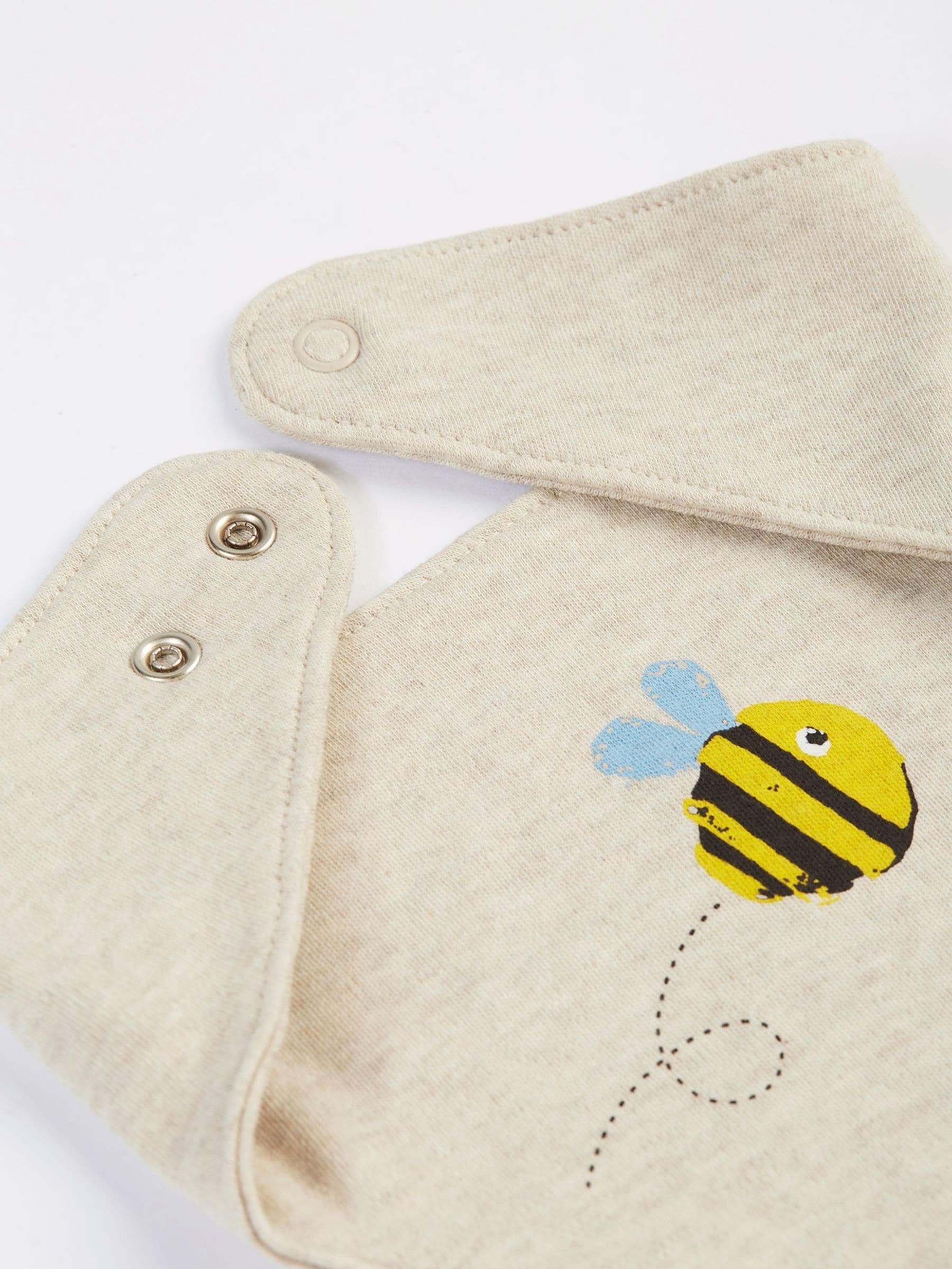 Frugi White Buzzy Bee Gift Set 2 Piece image 5