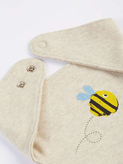 Frugi White Buzzy Bee Gift Set 2 Piece image 5