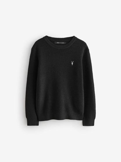 smALLSAINTS Black Waffle Knitted Jumper - image 4