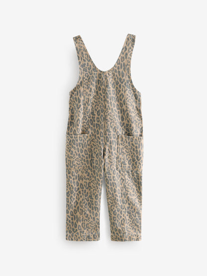 Animal Slouchy Dungarees (3-16yrs)