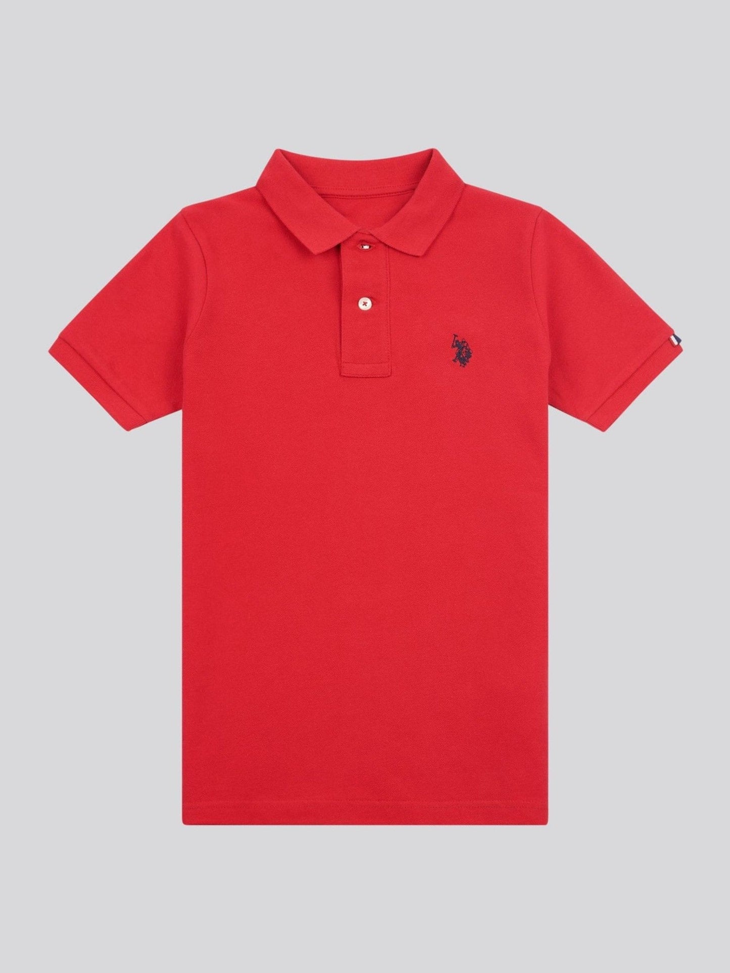 Dsiney Kidz - U.S. Polo Assn. Red Double Horsemen Polo Shirt image 5