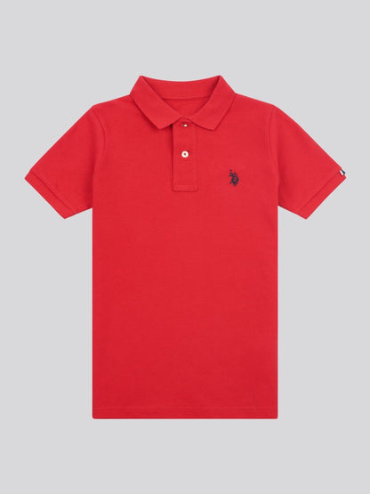 Dsiney Kidz - U.S. Polo Assn. Red Double Horsemen Polo Shirt image 5