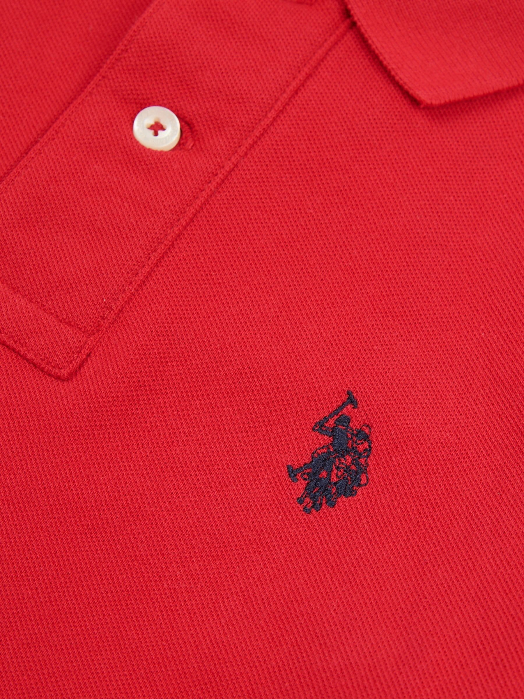 Dsiney Kidz - U.S. Polo Assn. Red Double Horsemen Polo Shirt image 7