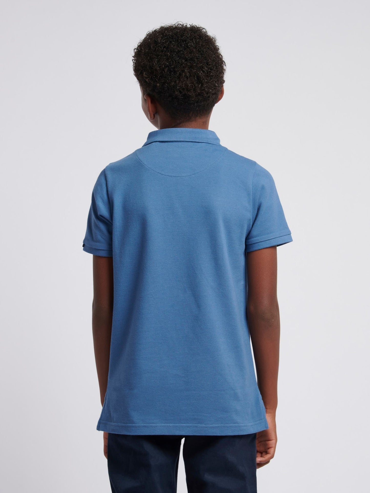 Dsiney Kidz - U.S. Polo Assn. Sky Blue Double Horsemen Polo Shirt image 4