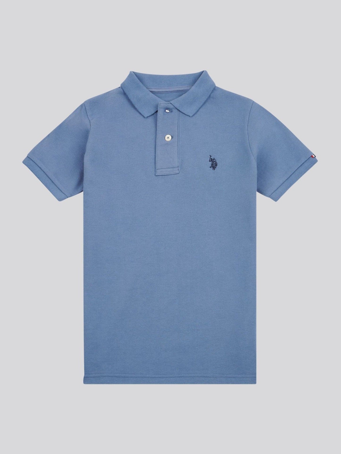 Dsiney Kidz - U.S. Polo Assn. Sky Blue Double Horsemen Polo Shirt image 5