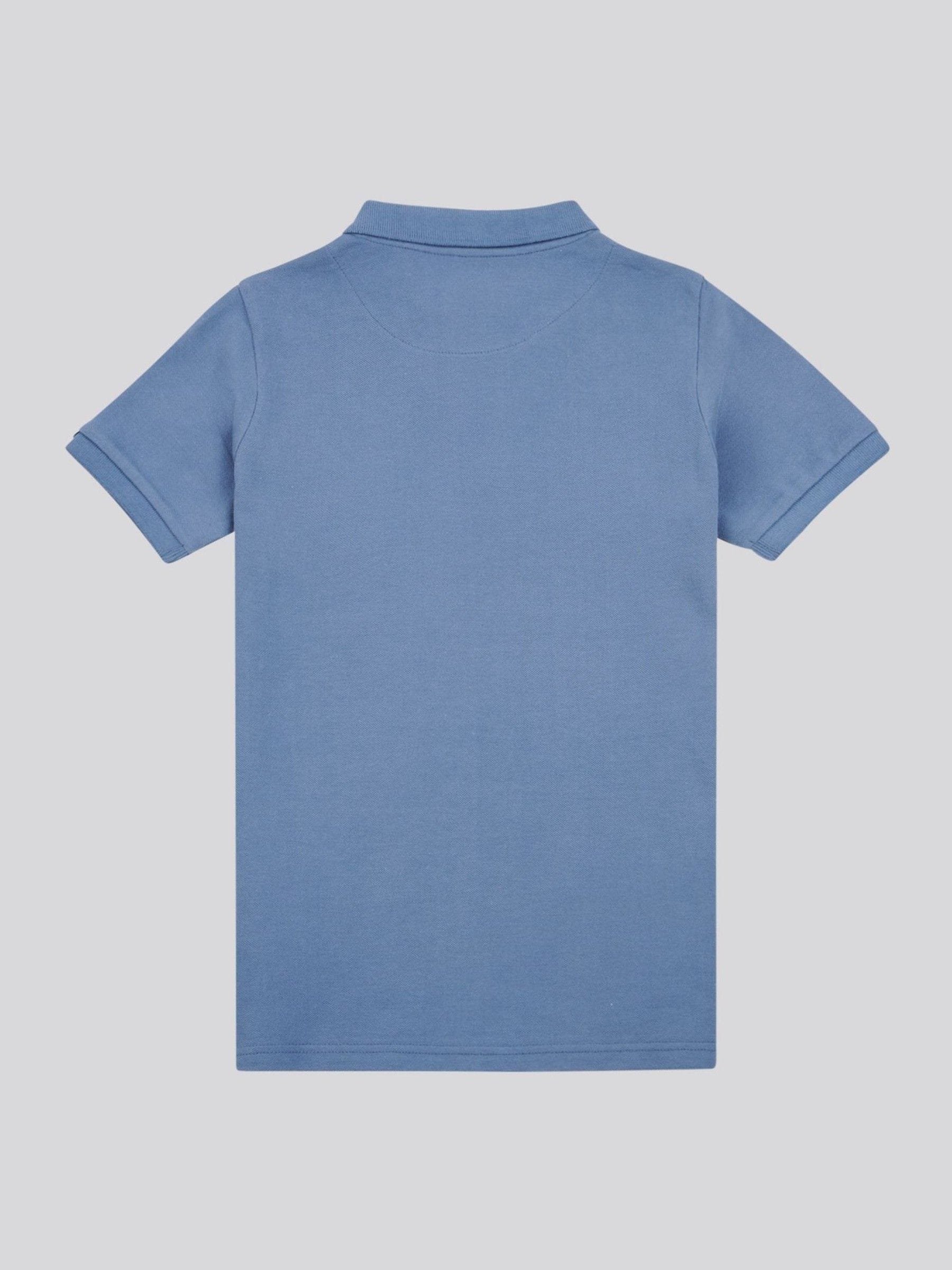 Dsiney Kidz - U.S. Polo Assn. Sky Blue Double Horsemen Polo Shirt image 6