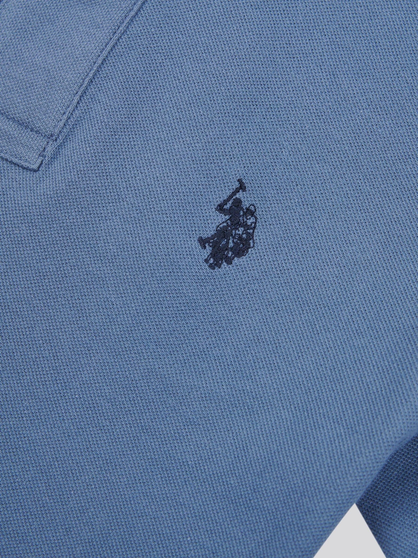 Dsiney Kidz - U.S. Polo Assn. Sky Blue Double Horsemen Polo Shirt image 7