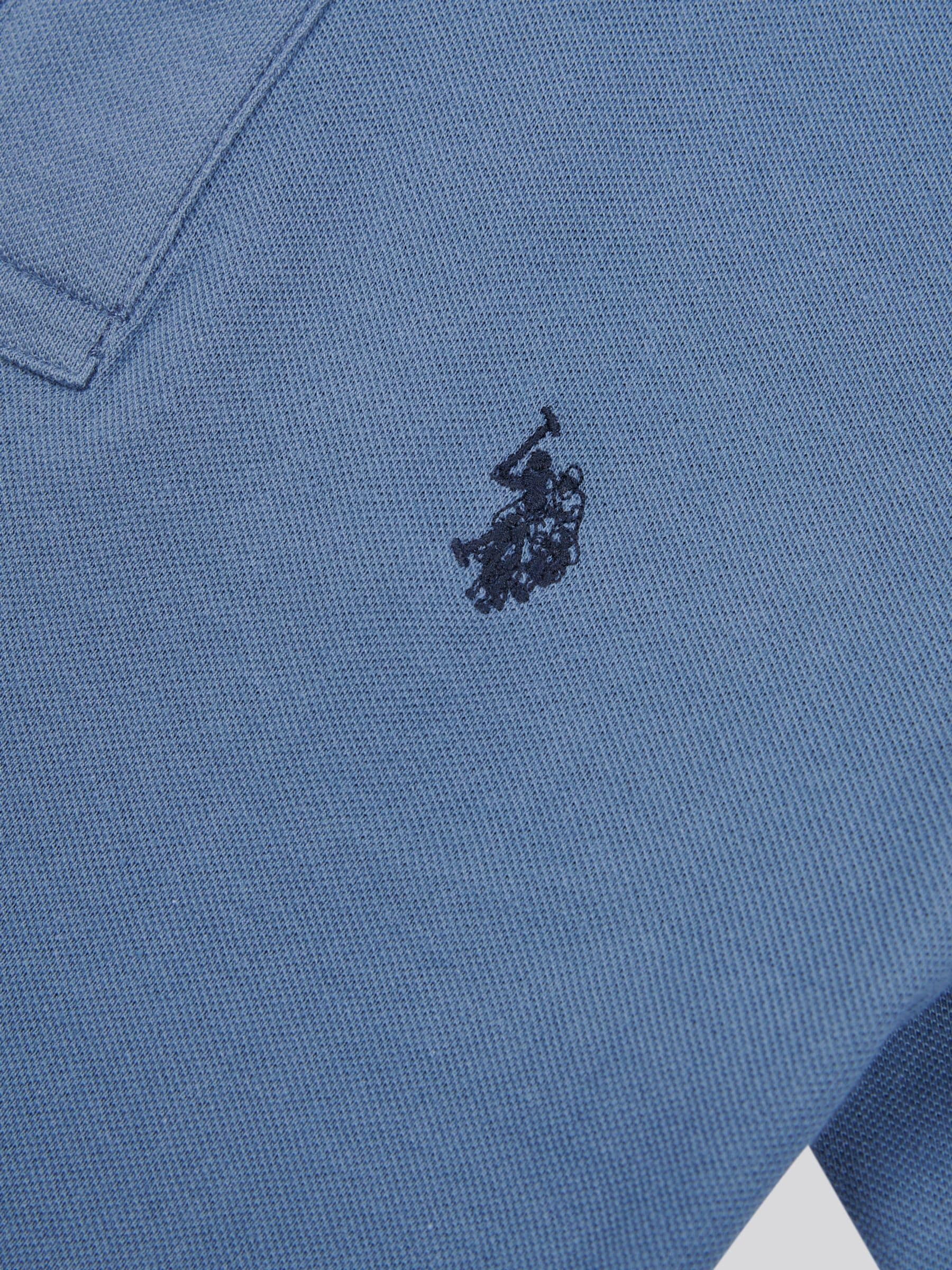 Dsiney Kidz - U.S. Polo Assn. Sky Blue Double Horsemen Polo Shirt image 7