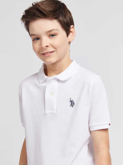 Dsiney Kidz - U.S. Polo Assn. White Double Horsemen Polo Shirt image 6