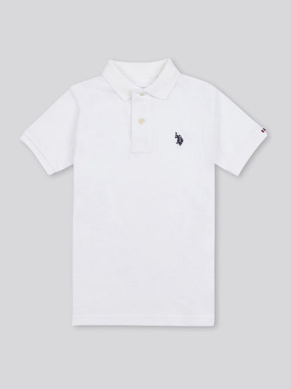 Dsiney Kidz - U.S. Polo Assn. White Double Horsemen Polo Shirt image 7